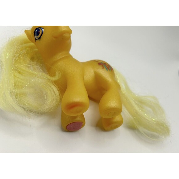 My Little Pony G3 Hasbro 2002 Butterscotch with Yellow Tinsel Hair - Picture 14 of 15